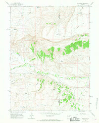 Download a high-resolution, GPS-compatible USGS topo map for Burntfork, WY (1968 edition)