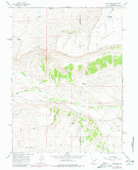 Download a high-resolution, GPS-compatible USGS topo map for Burntfork, WY (1980 edition)
