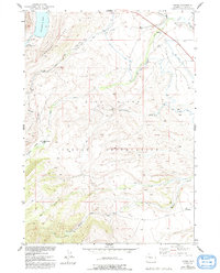 Download a high-resolution, GPS-compatible USGS topo map for Burris, WY (1993 edition)
