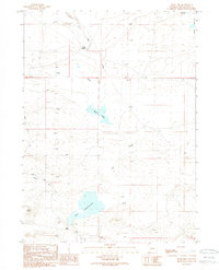 preview thumbnail of historical topo map of Sweetwater County, WY in 1989