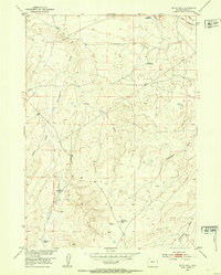 Download a high-resolution, GPS-compatible USGS topo map for Butte Well, WY (1953 edition)