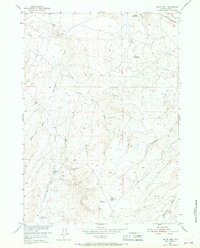 Download a high-resolution, GPS-compatible USGS topo map for Butte Well, WY (1968 edition)