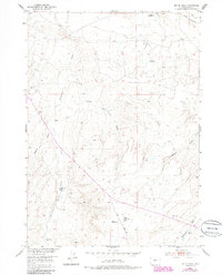 Download a high-resolution, GPS-compatible USGS topo map for Butte Well, WY (1985 edition)