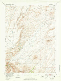 Download a high-resolution, GPS-compatible USGS topo map for Buzzard Ranch, WY (1973 edition)