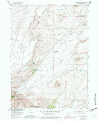 Download a high-resolution, GPS-compatible USGS topo map for Buzzard Ranch, WY (1983 edition)