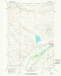 Download a high-resolution, GPS-compatible USGS topo map for Byron, WY (1970 edition)