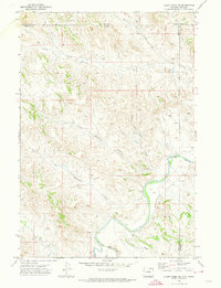 Download a high-resolution, GPS-compatible USGS topo map for Cabin Creek NE, WY (1974 edition)