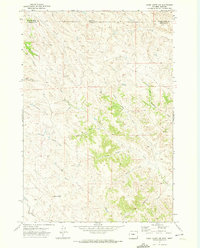 Download a high-resolution, GPS-compatible USGS topo map for Cabin Creek NW, WY (1974 edition)