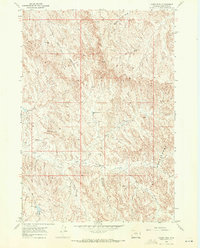Download a high-resolution, GPS-compatible USGS topo map for Cabin Fork, WY (1971 edition)