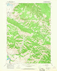Download a high-resolution, GPS-compatible USGS topo map for Cache Creek, WY (1968 edition)