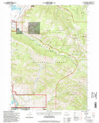 Download a high-resolution, GPS-compatible USGS topo map for Cache Creek, WY (1998 edition)