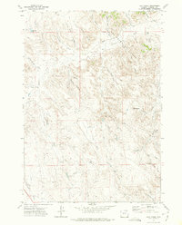 Download a high-resolution, GPS-compatible USGS topo map for Calf Creek, WY (1975 edition)