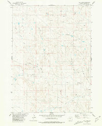 Download a high-resolution, GPS-compatible USGS topo map for Calf Draw, WY (1981 edition)