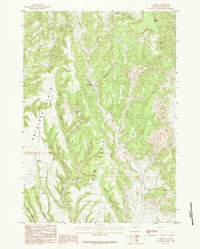 Download a high-resolution, GPS-compatible USGS topo map for Cambria, WY (1984 edition)