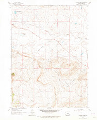 Download a high-resolution, GPS-compatible USGS topo map for Cameron Creek, WY (1964 edition)