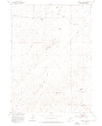 Download a high-resolution, GPS-compatible USGS topo map for Campbell Ridge, WY (1975 edition)