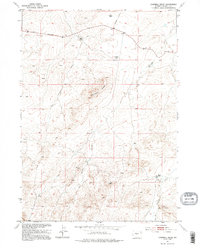 Download a high-resolution, GPS-compatible USGS topo map for Campbell Ridge, WY (1995 edition)