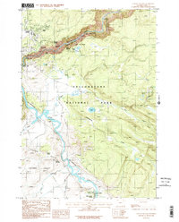 Download a high-resolution, GPS-compatible USGS topo map for Canyon Village, WY (1986 edition)