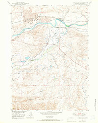 Download a high-resolution, GPS-compatible USGS topo map for Careyhurst, WY (1966 edition)
