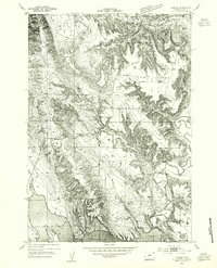 Download a high-resolution, GPS-compatible USGS topo map for Carlile, WY (1954 edition)