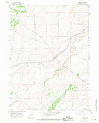 Download a high-resolution, GPS-compatible USGS topo map for Carter, WY (1968 edition)