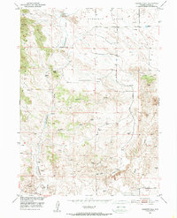 Download a high-resolution, GPS-compatible USGS topo map for Casebier Hill, WY (1952 edition)