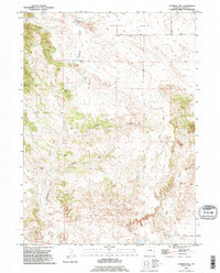 Download a high-resolution, GPS-compatible USGS topo map for Casebier Hill, WY (1995 edition)