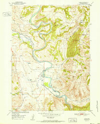 Download a high-resolution, GPS-compatible USGS topo map for Cassa, WY (1952 edition)