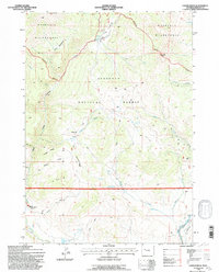 Download a high-resolution, GPS-compatible USGS topo map for Castle Rock, WY (1997 edition)