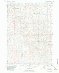 Download a high-resolution, GPS-compatible USGS topo map for Cedar Draw, WY (1982 edition)