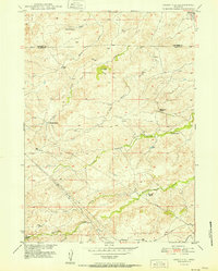 Download a high-resolution, GPS-compatible USGS topo map for Cedar Hill, WY (1951 edition)