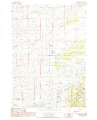 preview thumbnail of historical topo map of Crook County, WY in 1984