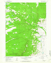 Download a high-resolution, GPS-compatible USGS topo map for Centennial, WY (1963 edition)