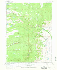 Download a high-resolution, GPS-compatible USGS topo map for Centennial, WY (1968 edition)