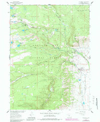 Download a high-resolution, GPS-compatible USGS topo map for Centennial, WY (1984 edition)