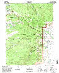 Download a high-resolution, GPS-compatible USGS topo map for Centennial, WY (1996 edition)
