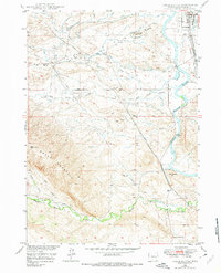 Download a high-resolution, GPS-compatible USGS topo map for Chalk Buttes, WY (1975 edition)