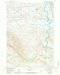 Download a high-resolution, GPS-compatible USGS topo map for Chalk Buttes, WY (1981 edition)