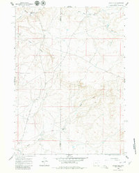 Download a high-resolution, GPS-compatible USGS topo map for Chalk Hills, WY (1979 edition)