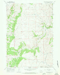 Download a high-resolution, GPS-compatible USGS topo map for Cherry Creek Hill, WY (1971 edition)