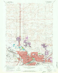 Download a high-resolution, GPS-compatible USGS topo map for Cheyenne North, WY (1972 edition)