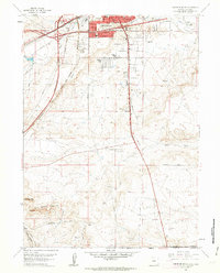 preview thumbnail of historical topo map of Laramie County, WY in 1961