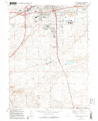 Download a high-resolution, GPS-compatible USGS topo map for Cheyenne South, WY (1994 edition)