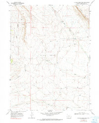 preview thumbnail of historical topo map of Sweetwater County, WY in 1968