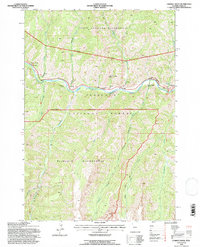 Download a high-resolution, GPS-compatible USGS topo map for Chimney Rock, WY (1997 edition)