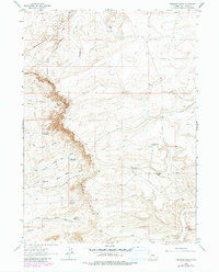Download a high-resolution, GPS-compatible USGS topo map for Chrisman Ranch, WY (1980 edition)