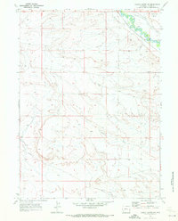 Download a high-resolution, GPS-compatible USGS topo map for Church Butte NW, WY (1972 edition)