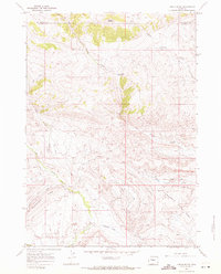 Download a high-resolution, GPS-compatible USGS topo map for Circle Ridge, WY (1971 edition)