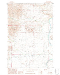Download a high-resolution, GPS-compatible USGS topo map for Clark, WY (1987 edition)