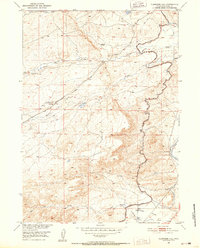 Download a high-resolution, GPS-compatible USGS topo map for Clarkson Hill, WY (1952 edition)